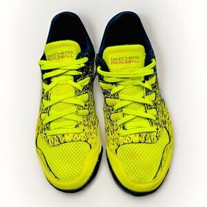 Skechers Viper Court Pickleball Shoes Yellow/Navy Men's‎ Size 8 Sneakers